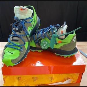 OFF WHITE NIKE ZOOM TERRA KIGER 5 GREEN